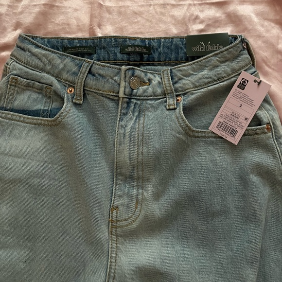 brand new target super high rise baggy jeans - Picture 2 of 3